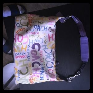 This is a used Coach HOBO bag